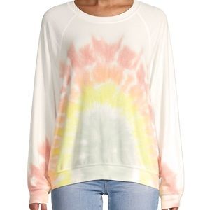 Wildfox Rainbow Tie Dye Pullover size Medium